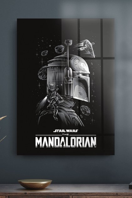 Stakleni sto Star Wars Mandalorian