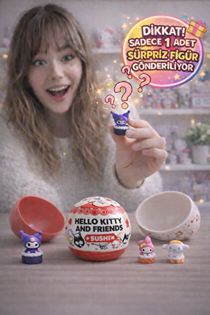 TOYFEST Hello Kitty And Friends Sushi 3D Sürpriz Figür Tek Adet