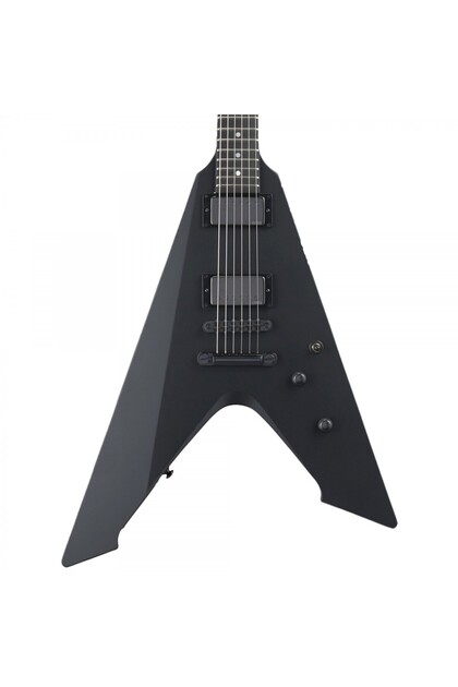 LTD LVULTUREBLKS James Hetfield Signature Vulture (Black Satin) | V Kasa Mat Siyah EMG Het Set