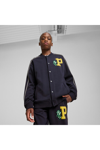 Kids Boys T7 SUPER Bomber Jacket Youth - Blue