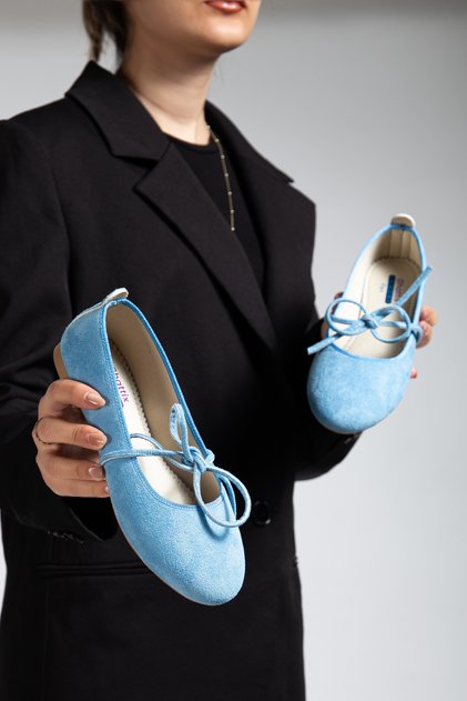 Flat Women's Shoes Ballerinas with Memory Sole for Daily Use