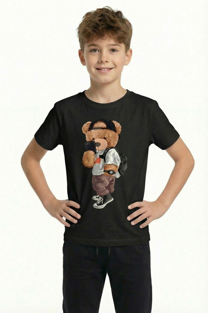 Printed Boy's Short Sleeve T-Shirt B2
