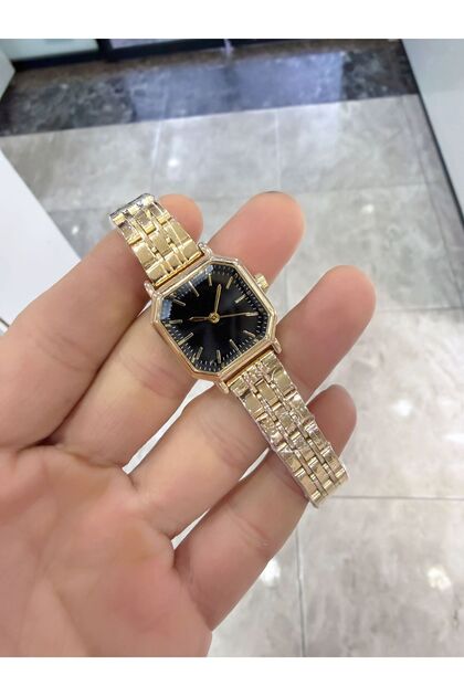 Octagonal Design Retro Cord Women's Wristwatch