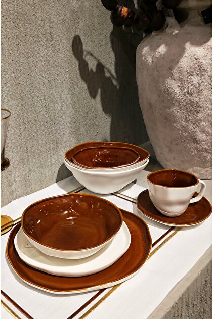 Mikasa Moor Beyaz Karamel 6lı Servis Tabağı 25cm - Fiyatı, Yorumları