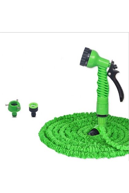 Furtun extensibil de 30 m cu pistol multifuncțional