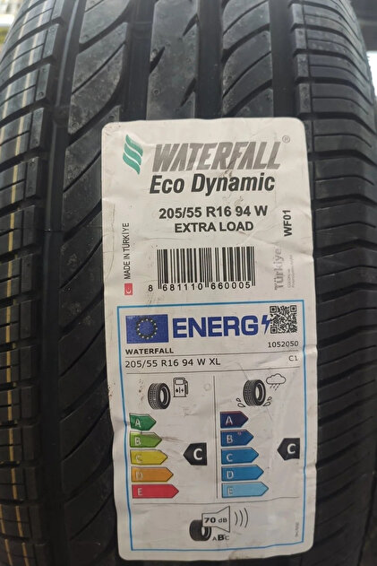 Waterfall 205/55R16 94W XL ECO DYNAMIC (2026 ÜRETİM) YAZLIK LASTİK