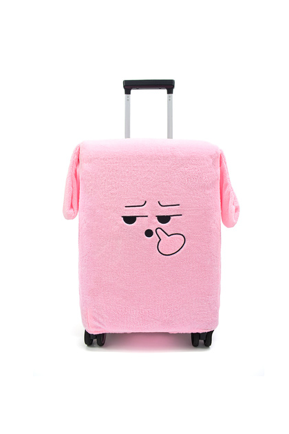 Plush Medium Size Luggage Cover – Protective Suitcase Cover Against Impacts