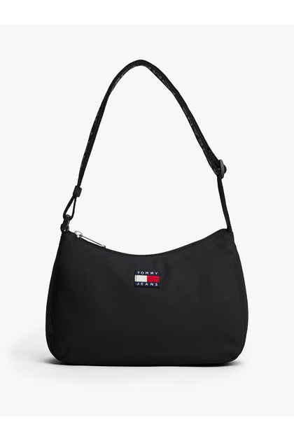 【T008】 Tommy Hilfiger TJW Essential Günlük Omuz Kadın Siyah Omuz Çantası