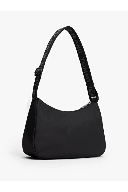 Tommy Hilfiger TJW Essential Günlük Omuz Kadın Siyah Omuz Çantası
