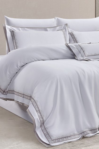 Miranda 400Tc Luxury Duvet Cover Set / Cream