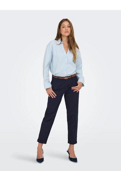 ONLSAX MW BELT CARROT CHINO PANT CC PNT 15351220 KADIN CHINO KEMERLİ PANTOLON