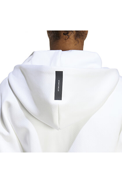 adidas Z.N.E. Full-Zip Kadın Beyaz Günlük Stil Eşofman Üstü JE7849
