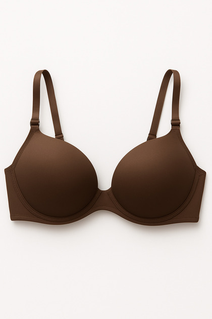 Women's Brown Double Support Drop Bra