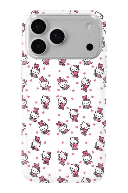 Space Star iPhone 17 Pro Max Uyumlu Hello Kitty Tasarım Baskılı