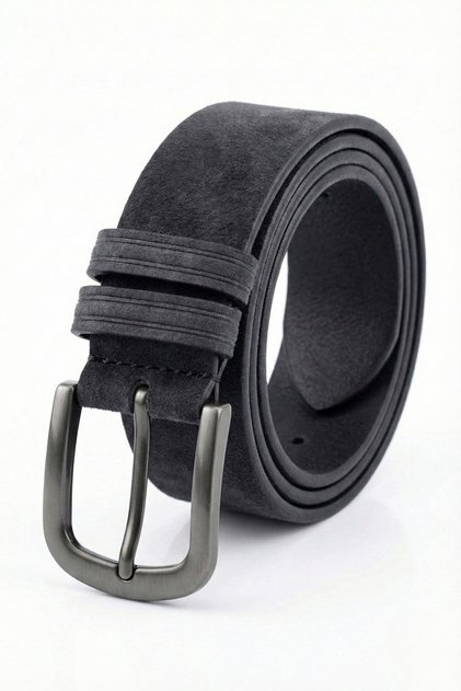 Hakiki Deri Erkek Spor Kemer - Kot ve Jeans Pantolon Uyumlu_4.5 cm