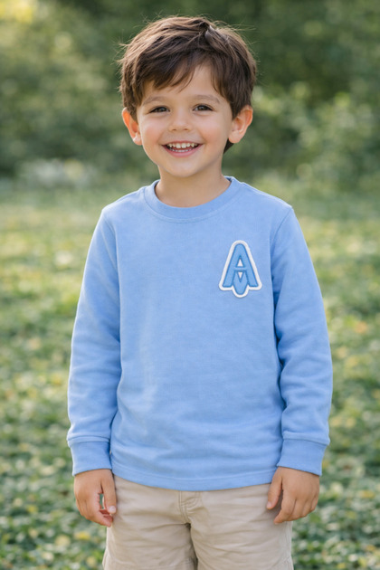 Boy's Jacquard Knitted Sweatshirt