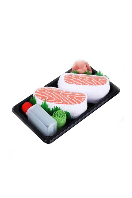 Socks+Stuff Salmon Nigiri Sushi Socks