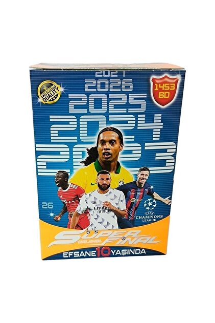 ERTOYS STORE Süper Final 10.yıl Premium Özel Seri 200lü Futbol