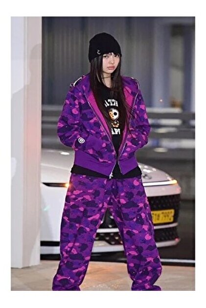AXXAN çocuk ikili takım bape alt üst papçi takımı hırka eşofman