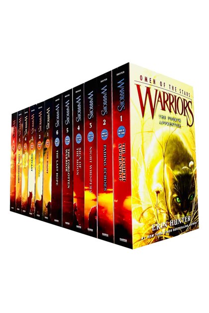 Warrior Cats Series Set de colecție de cărți, Volumul 3-4, de la 13 la 24