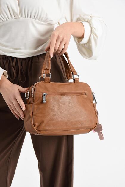 571 Collections Çanta Suni Deri Omuz Çantası Taba - Fiyatı, Yorumları