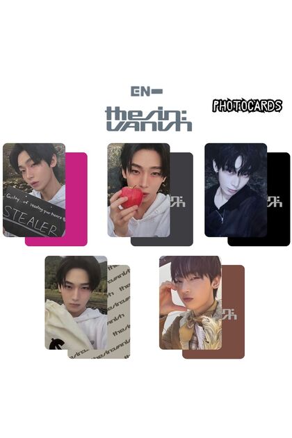 Kpop Dünyasi ENHYPEN Sunoo '' The Sin : VANISH '' Photocards Set