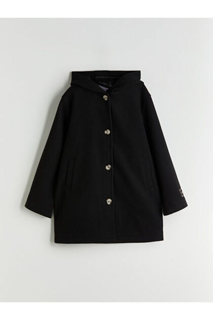 Quality Pieces from Çelebi Store: Hooded Girl's Cashmere Coat