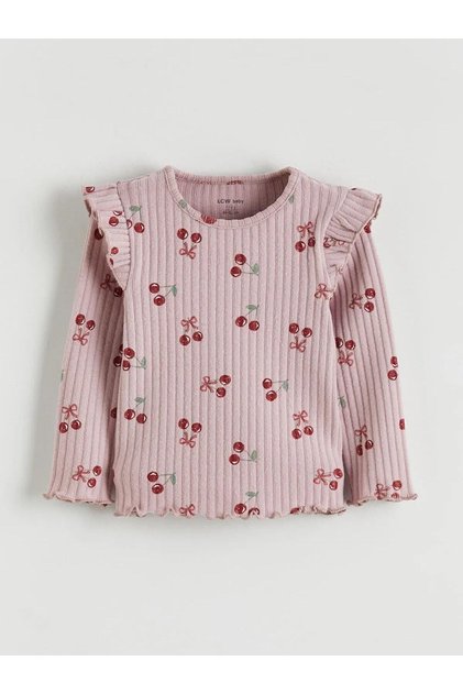 Cherry Printed Baby Girl Blouse (W5)