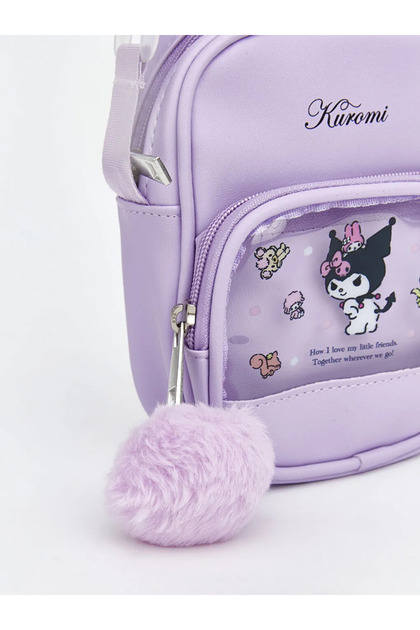 LC Waikiki Lila Kuromi Baskılı Kız Çocuk Kol Çantası - Fiyatı