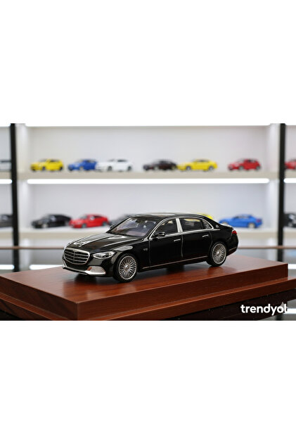 mini gt Mercedes-Maybach S 680 Siyah - 1:64 Ölçek Koleksiyonluk