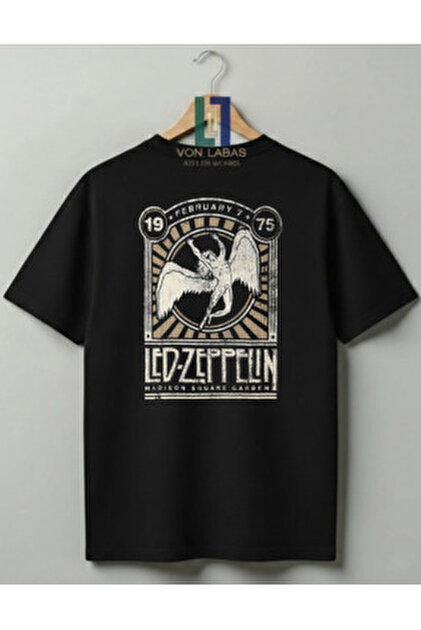 Grafftee Clothing Led Zeppelin Tasarımlı Unisex %100 Pamuklu