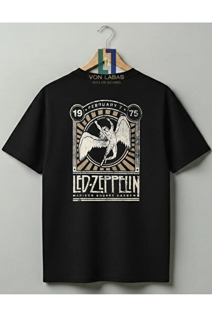 Kendim Seçtim Led Zeppelin Falling Angel Rock Music Baskılı Tişört