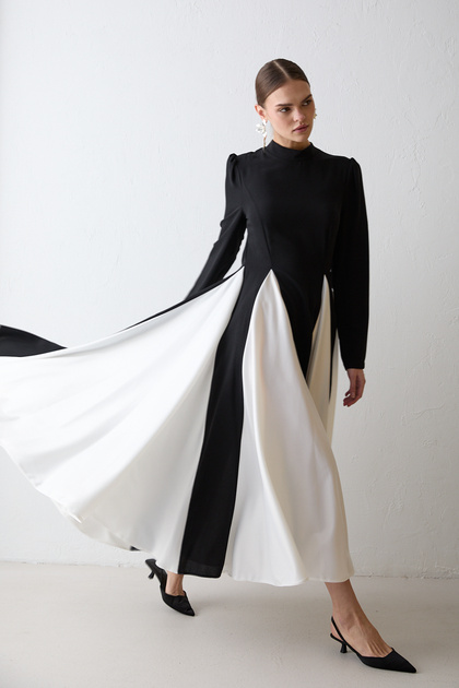 Rochie cu inserții 32-2333-1