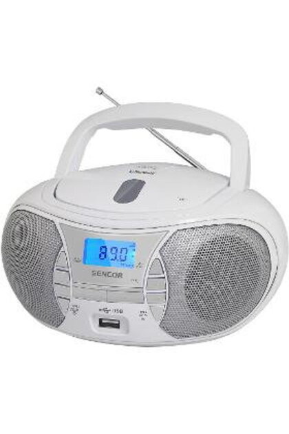 SPT 2700WH, 3 W, CD-R, CD-RW και MP3, Λευκό