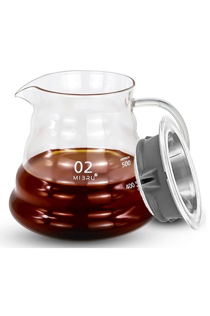 ميبرو Coffee Server V60 Heat Resistant Glass Range Coffee Server 600 ml V02