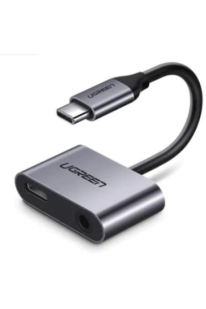ΠΡΟΣΑΡΜΟΓΕΑΣ Σύνδεση ήχου Ugreen, "CM193", 1 x USB Type-C(T) σε 1 x USB Type-C(M) σε 1 x Jack 3.5mm