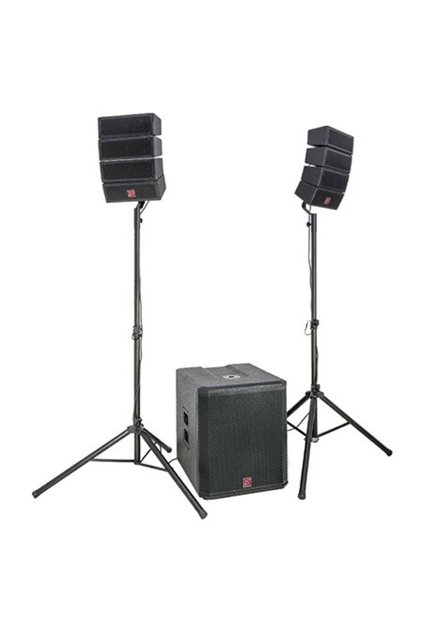 KIT SUBWOOFER 18"/46CM 500W + 2 SATELIȚI 4"/10CM 200W RMS