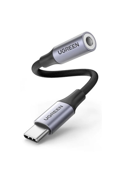 CABLU audio, „AV161”, USB Tip-C (T) la mufă de 3,5 mm (M), lungime 15 cm, grilă „80154” (include TV 0,06)