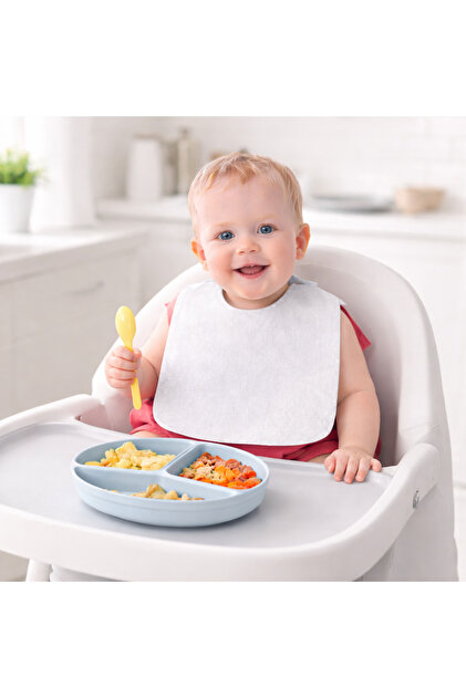 Disposable Baby Bibs White 100 Pieces