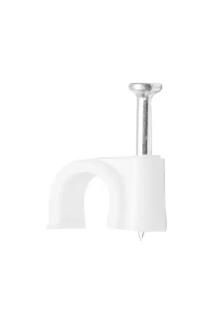 Set de 100 cleme de cablu, cu cui de 7 mm / ZTS8788
