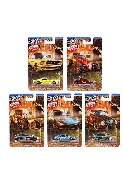 HOT WHEELS Silver Series Vintage Club 1968 5'li Set HRT81 - Fiyatı