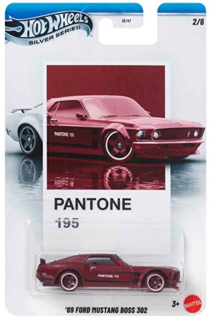 HOT WHEELS Silver Series Pantone '69 Ford Mustang Boss 302 JKY48