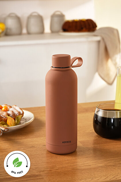 Karaca Aly Soft Touch Çelik Sızdırmaz Termos 500 ml Mocha Mousse