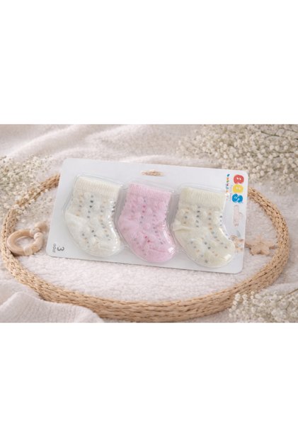 Cotton 0-6 Months Newborn Baby Girl Socks