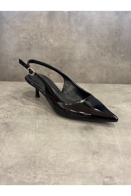 Handmade Genuine Leather Heel Sandals (Heel Height 5 cm)