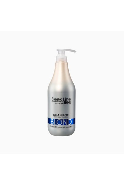 Șampon blond Sleek Line pentru păr grizonat și decolorat 1000 ml