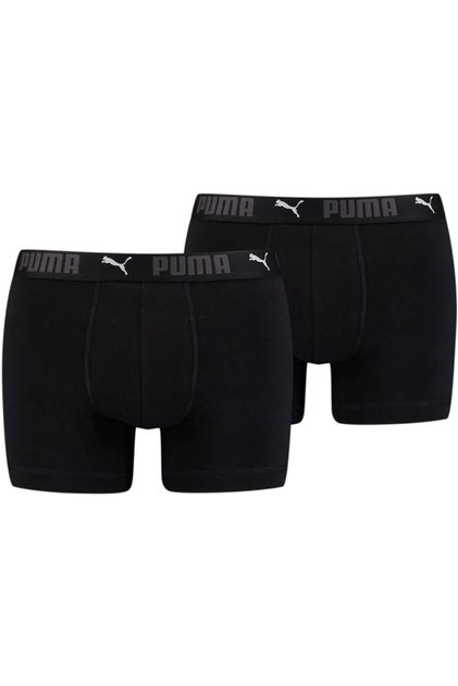 Pantaloni scurți boxer Sport Bumbac Boxer 2p, Negri, Bărbați