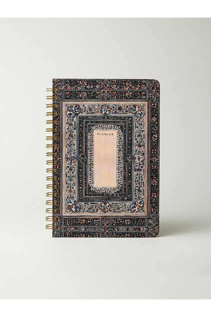 Kilm Spiralli Planlı Defter (16 x 24 cm)