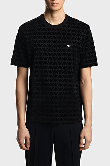 Emporio Armani Erkek Bisiklet Yaka Regular Fit Kısa Kol Pamuk