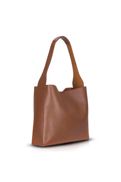 Genuine Leather Women's Shoulder Bag Offering All-Day Comfort and Timeless Elegance – Stella - Tan Color